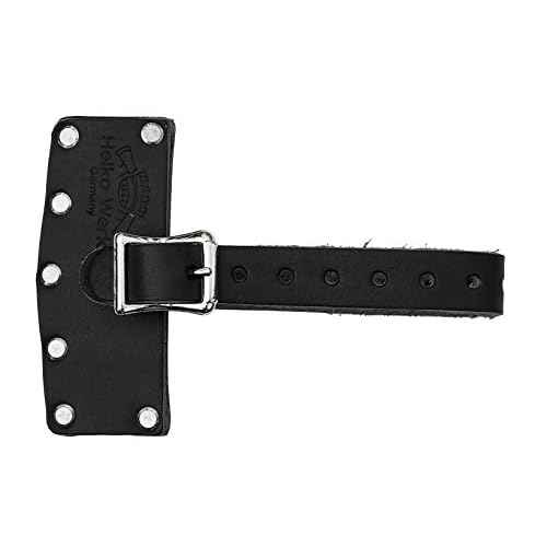 Helko Werk Leather Axe Sheath (Hatchet) - Genuine Leather Sheath for Axes and Hatchets Leather and Axe Cover and Hatchet Cover (Hatchet Black) S121SBK