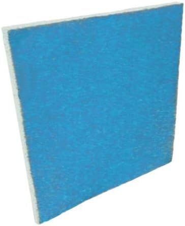 10 Feet of Blue and White Air Filter Media Roll, MERV6 Polyester Media