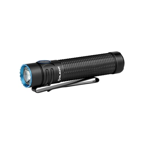 OLIGHT Warrior Mini3 Tactical Flashlight, Dual Switches LED Rechargeable Light with MCC3 Charger, 1750 Lumens Powerful EDC Light for Camping, Emergency and Outdoor (Black)