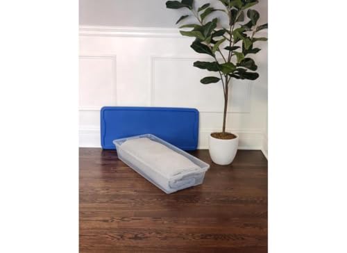 HOMZ 3241CLBL.06 Under Bed Tote 41Qt Clear