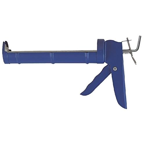 Edward Tools Drip Free Smooth Rod 10 oz Caulk Gun for standard Caulk tubes - 15:1 Thrust Ratio for all caulks - Industrial/DIY home use - All steel construction caulk gun for Dap, sealants, etc.