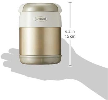 Tiger Corporation LWR-A072 Thermal Lunch Box, Champagne Gold