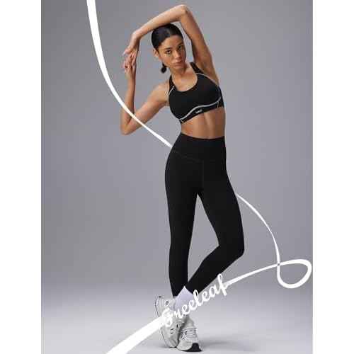 baleaf Freeleaf Broadway High Waisted Leggings with Pockets, 25" Dance Yoga Workout Legging for Women Soft Athletic Pants