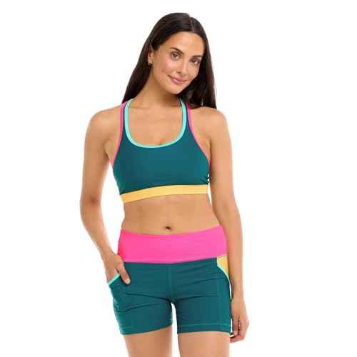 Body Glove Women's Standard Splash Elastic Waist Hybrid Swim Short with UPF 50