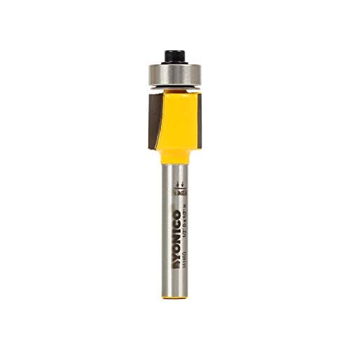 YONICO Router Bits Pattern Bit Flush Trim 1/2-Inch Laminate 1/4-Inch Shank 14146q