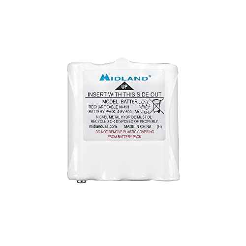 Midland AVP8 NiMH Rechargeable Battery Packs for CXT and LXT Series Radios - 6-Pack