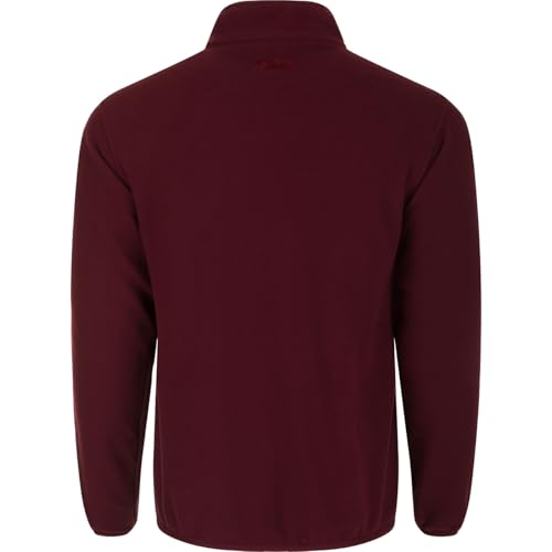 Drake Waterfowl Men's Camp 2.0 Fleece Pullover | Hunting Anti-Pill Moisture Wicking 1/4 Neck Snap Sweater with Chest Pocket