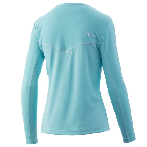 HUK Women's Icon X Long Sleeve Fishing Shirt with Sun Protection