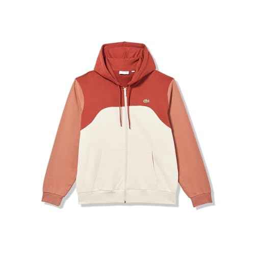 Lacoste mens Classic Fit Colorblock Zip Sweatshirt