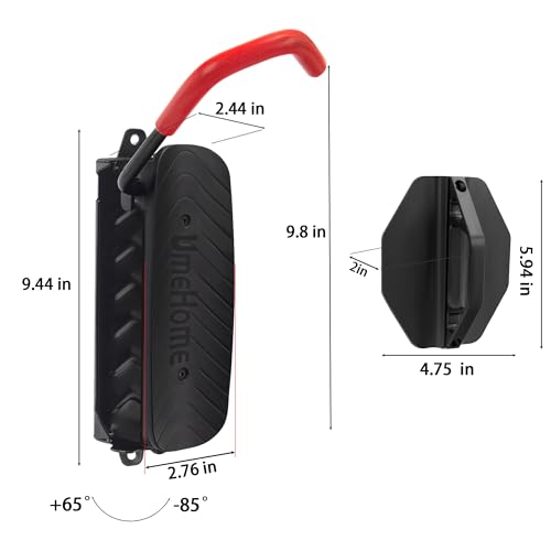 Swivel Bike Wall Mount, Bike Hangers for Garage, Space-Saving Bike Storage, Sturdy Bicycle Rack Can Holds Up to 77 lbs, Easy Install, 4 Pack - size: 4 Pack