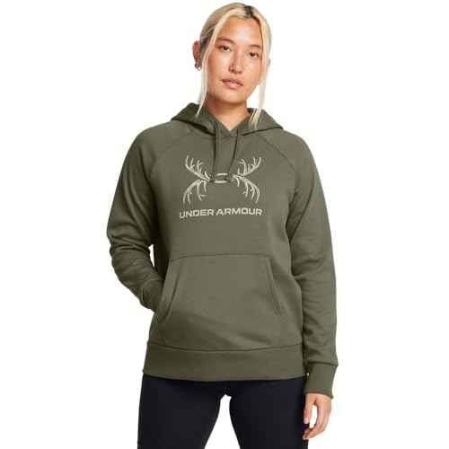 UA Rival Fleece Antler Hoodie for Women by UnderArmour
