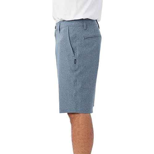 O'NEILL Reserve Heather 21 NVY 30 - Men's Dry-Fit Sweat Resistant Active Athletic Hybrid Short - Beach Lifestyle