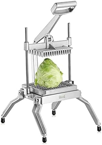 New Star Foodservice 1029055 Extra Heavy Duty Aluminum Frame Vegetable Slicer Lettuce Cutter (1/2 Inch)