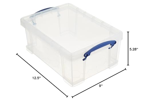 Really Useful 9.0 Liter Box, Clear