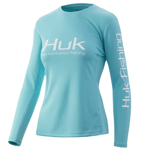 HUK Women's Icon X Long Sleeve Fishing Shirt with Sun Protection