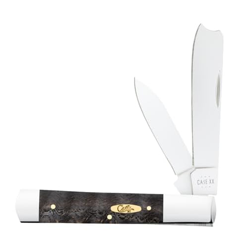 Case Cutlery CA14006: Razor Black Curly Oak