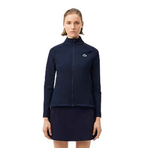 Lacoste Women's Sport Slim Fit Zip-up Golf Layering Jacket