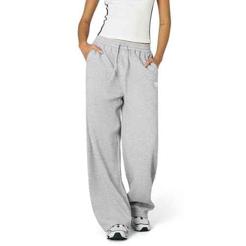 Aelfric Eden Mens Wide Leg Sweatpants Solid Arc Sweat Pants Open Bottom Casual Athletic Lounge Pants with Pockets