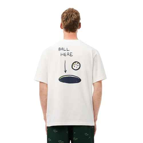 Lacoste Men's Sport Loose Fit Ultra Dry Cotton Golf T-Shirt