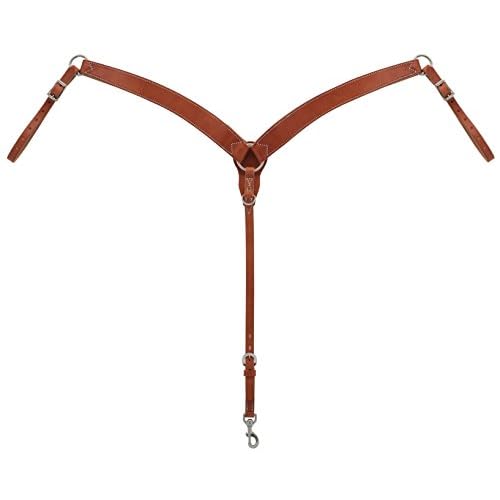 Weaver Leather Contoured Breast Collar, Canyon Rose 1 Count (Pack of 1)