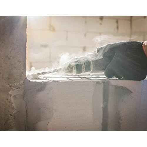 3/16 Inch x 12 Inch SDS Plus Rotary Hammer Drill Bit, Carbide Tipped for Brick, Stone, and Concrete (3/16" x 10" x 12")