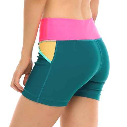 Body Glove Women's Standard Splash Elastic Waist Hybrid Swim Short with UPF 50