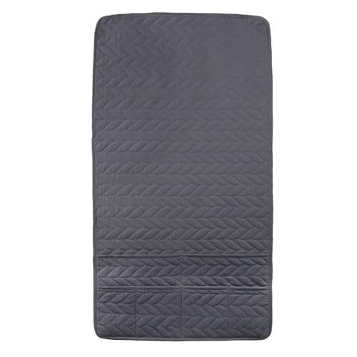 Waterproof No-slip Sofa Couch Remote Control Holder Chair Armrest Caddy Pocket Organizer Storage Bag for Cellphone Tablet Notepad Book Magazines DVD Eyewears Drinker Snacks Holder Pouch (Dark Grey) - color: Dark Grey