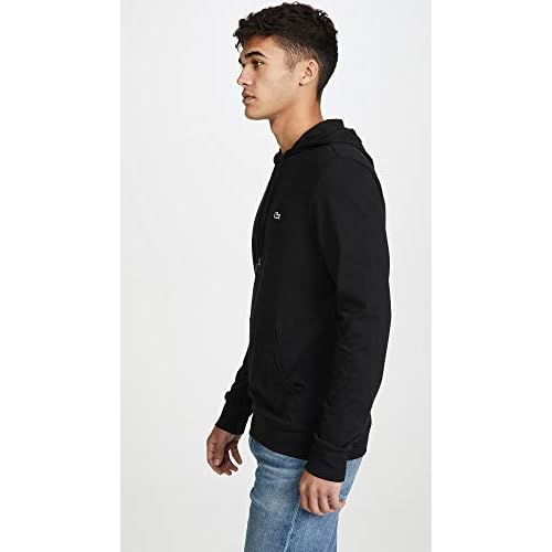Lacoste Long Sleeve Hoodie Jersey Tee W/Central Pocket, Th9349 Shirt