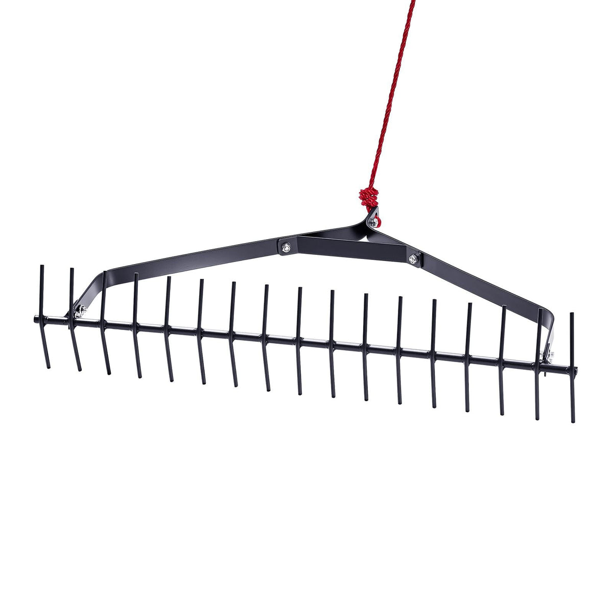 32 in Aquatic Weed Rake, 6.3 in Double Sided Lake Weed Rake, Lightweight Pond Weeds Cutter with 30ft Rope, No Assembly Required, Muck Lilypad Clearing Tool for Pond, Lake, Rivulet