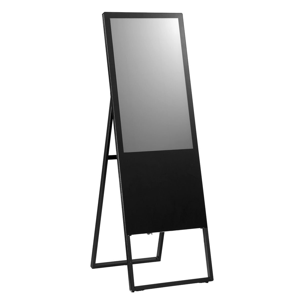 32 in Indoor Digital Signage Floor Standing Advertising Display Kiosk, WiFi HDMI/USB Input Android OS, 178° Wide View, LCD Touchscreen Interactive Monitor, Commercial Totem Vertical Poster