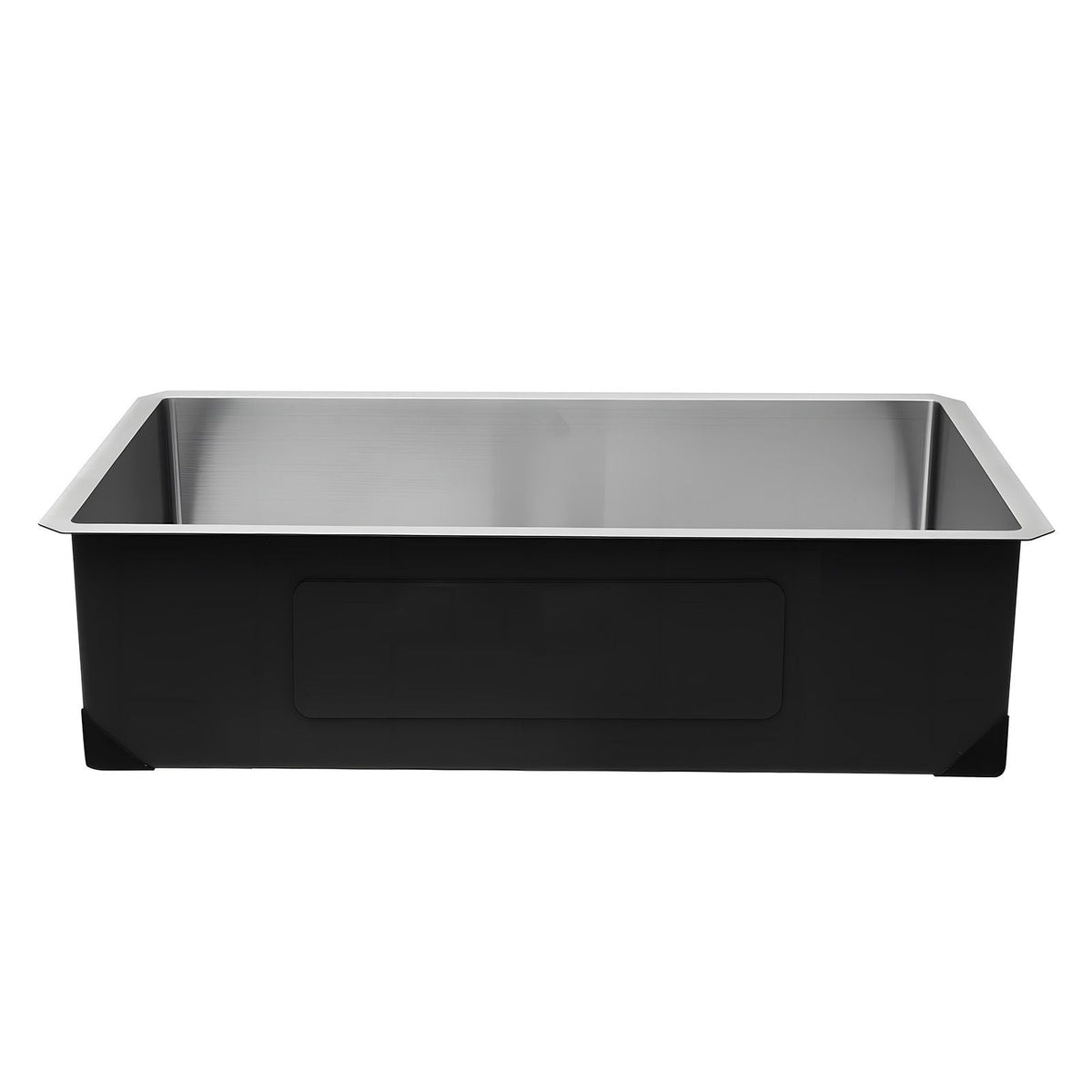 32-inch Kitchen Undermount Single Bowl Sinks, Stainless Steel Drop-In Farmhouse Basin with Accessories, Household Dishwasher Sinks for RV, Prep Kitchen, Laundry Room, Bar