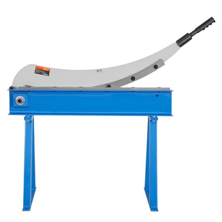 32" Manual Hand Plate Shear for Metal Sheet Processing, Benchtop Cutter with Q235 Material, for Crafts Thick Steel Crafting, Heavy Duty Roll Press Machine for Builders, DIY Enthusiasts