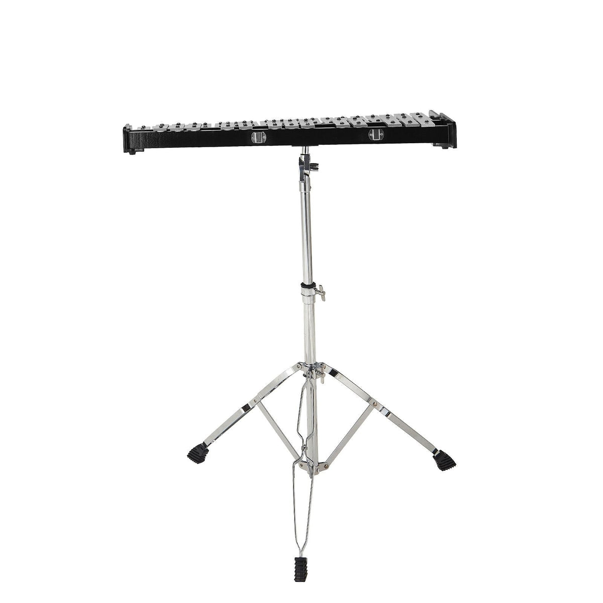 32 Note Glockenspiel Xylophone Bell Kit, Professional Percussion Instrument Set with Mallets, Drum Sticks, Music Stand, Adjustable Stand and Carrying Bag for Students & Adults