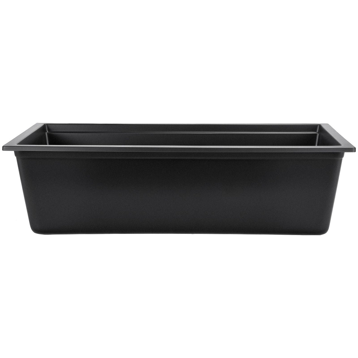 33 inch Kitchen Sink Workstation, Undermount Granite Sink, Drop-In Single Bowl Farmhouse Basin with Multiple Accessories, Household Dishwasher Sinks for RV, Prep Kitchen, and Bar (Black)
