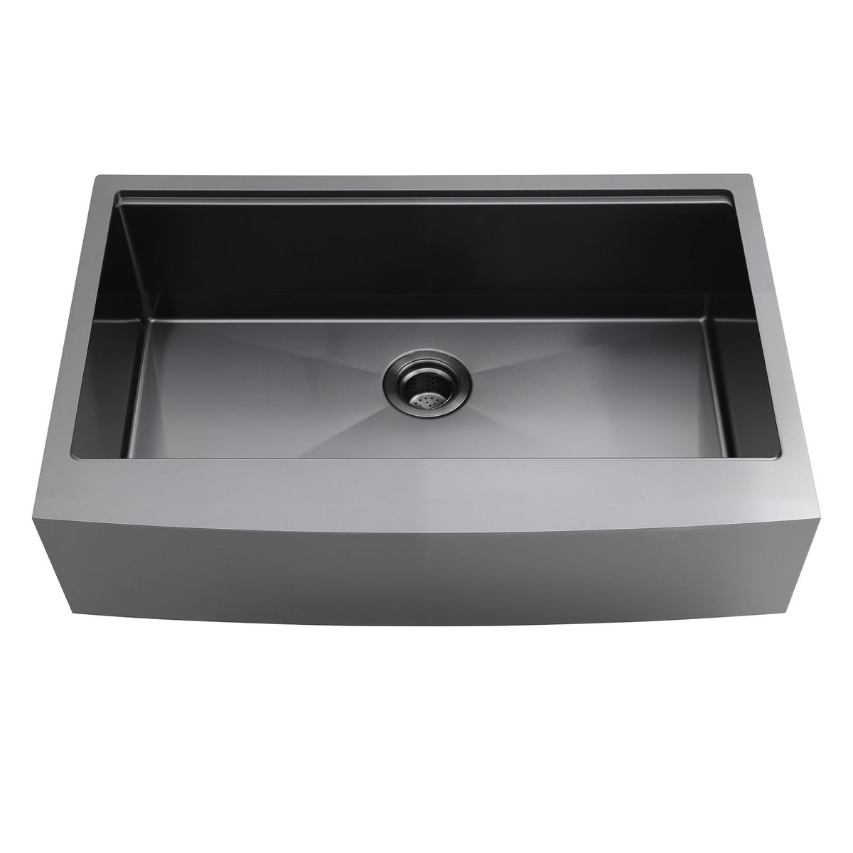 33-inch Kitchen Undermount Single Bowl Sinks, Stainless Steel Drop-In Farmhouse Basin with Ledge & Accessories, Household Dishwasher Sinks for RV, Prep Kitchen, Laundry Room, Bar