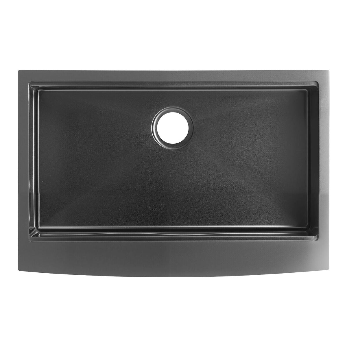 33-inch Kitchen Undermount Single Bowl Sinks, Stainless Steel Drop-In Farmhouse Basin with Ledge & Accessories, Household Dishwasher Sinks for RV, Prep Kitchen, Laundry Room, Bar