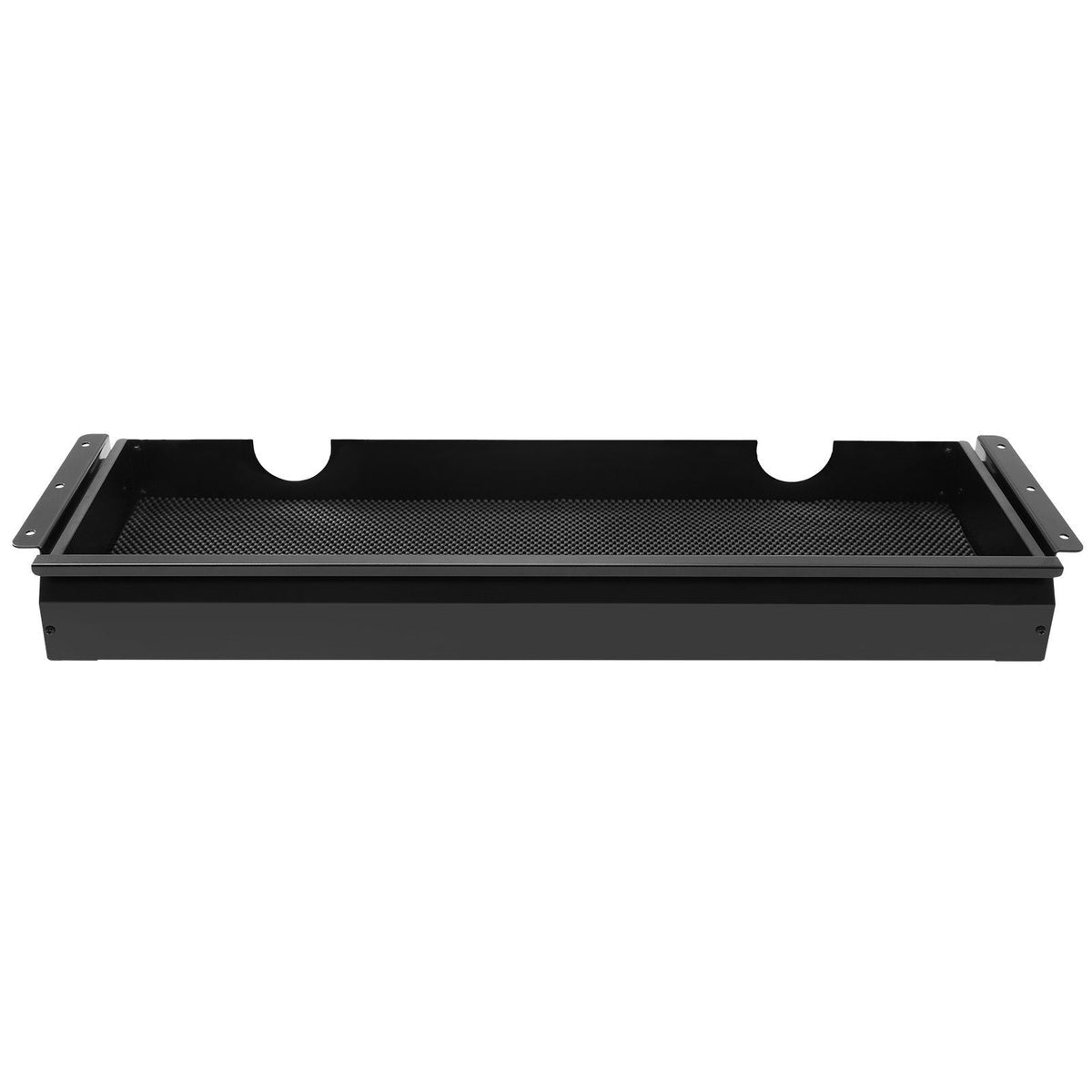 33" Wide Under Desk Drawer Slide Out, Under Desk Mounted Pull-out Drawer Attachment, Hidden Desktop Storage Organizer, Under Table Pencil Drawer for office Home Sit Stand Workstation, 33x9x4 in
