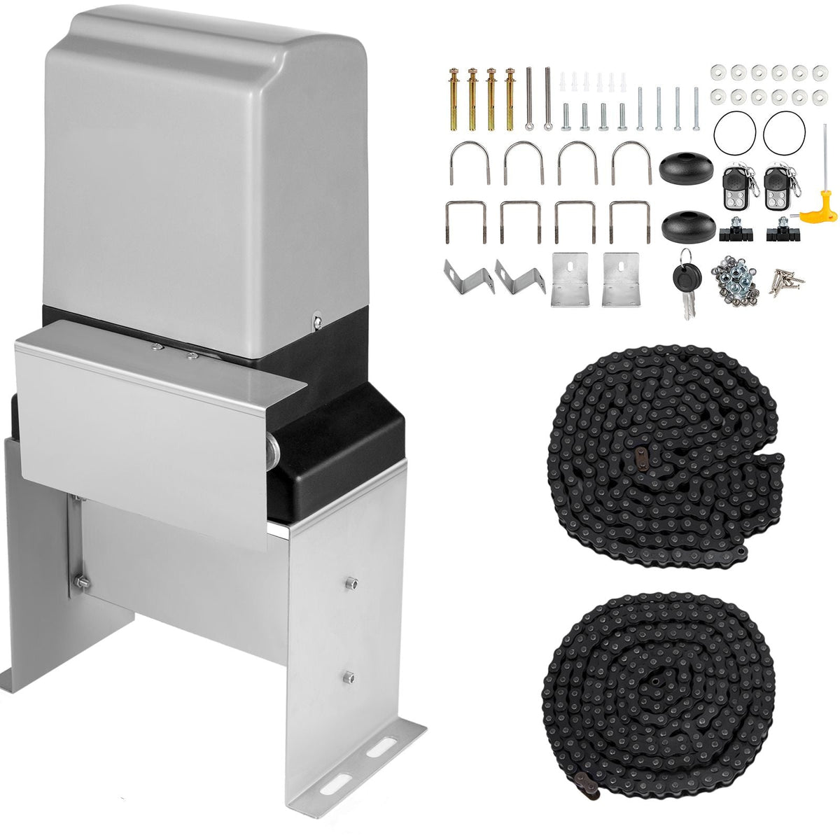 3300lbs Automatic Sliding Gate Opener Driveway Operator Infrared Sensor