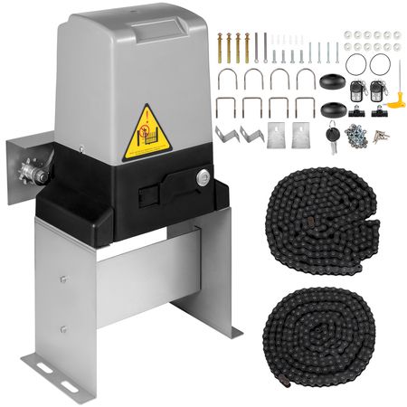 3300lbs Automatic Sliding Gate Opener Driveway Operator Infrared Sensor