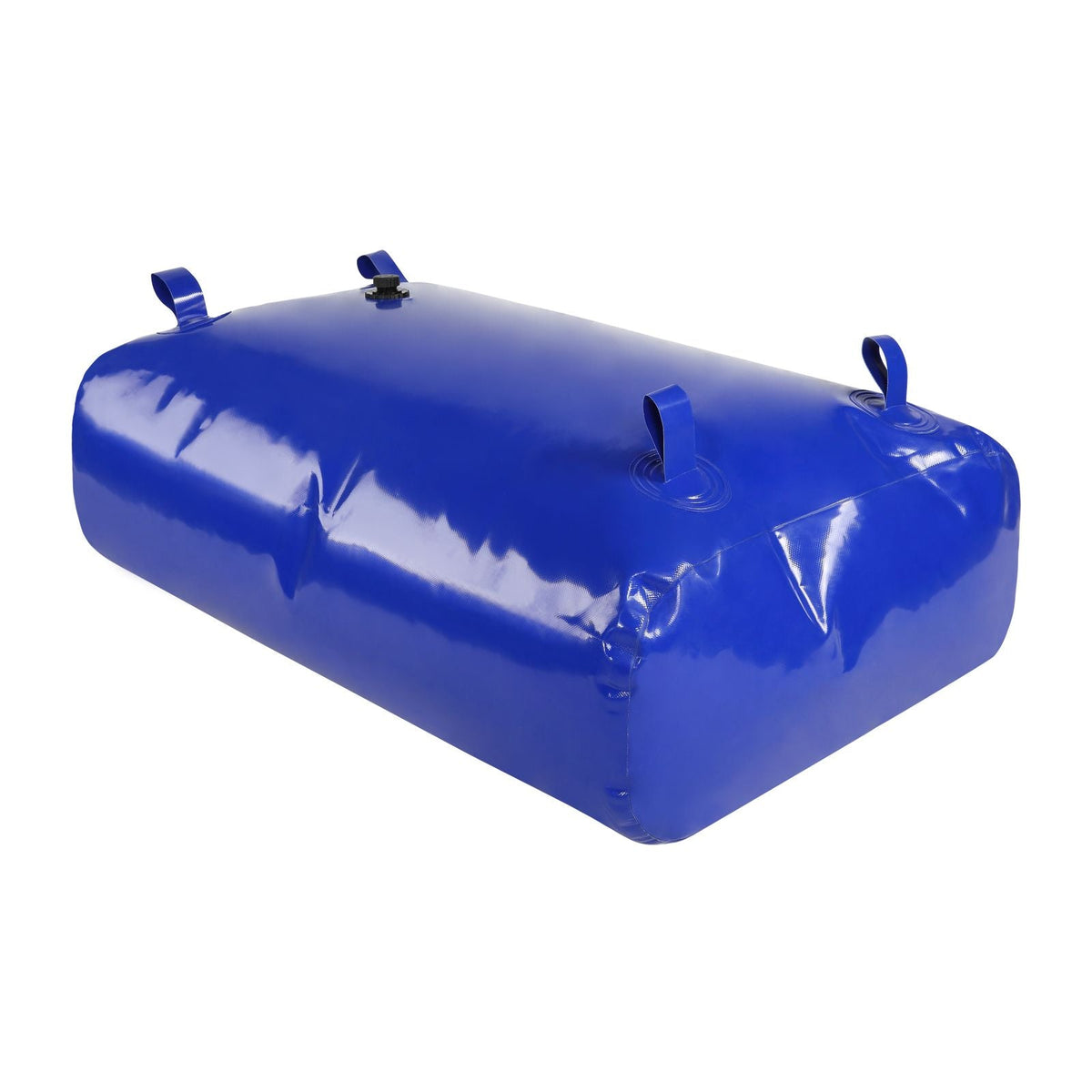 330L/87 Gallon Water Storage Bladder, RV Water Tank, 1000D Blue PVC Collapsible Water Storage Containers, Large Capacity Soft Water Bag, Portable Water Bladder, Fire Prevention, Camping