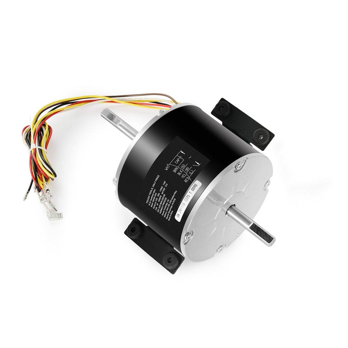 3315332.005 RV AC Fan Motor Replacement Genteq F48AF70A61, Dometic Brisk Air II Fan Motor, Compatible with Dometic Brisk Air II B57915 B59516 B59146 B59186 - 1/4HP AC115V 3A 1650RPM (3 Speeds)