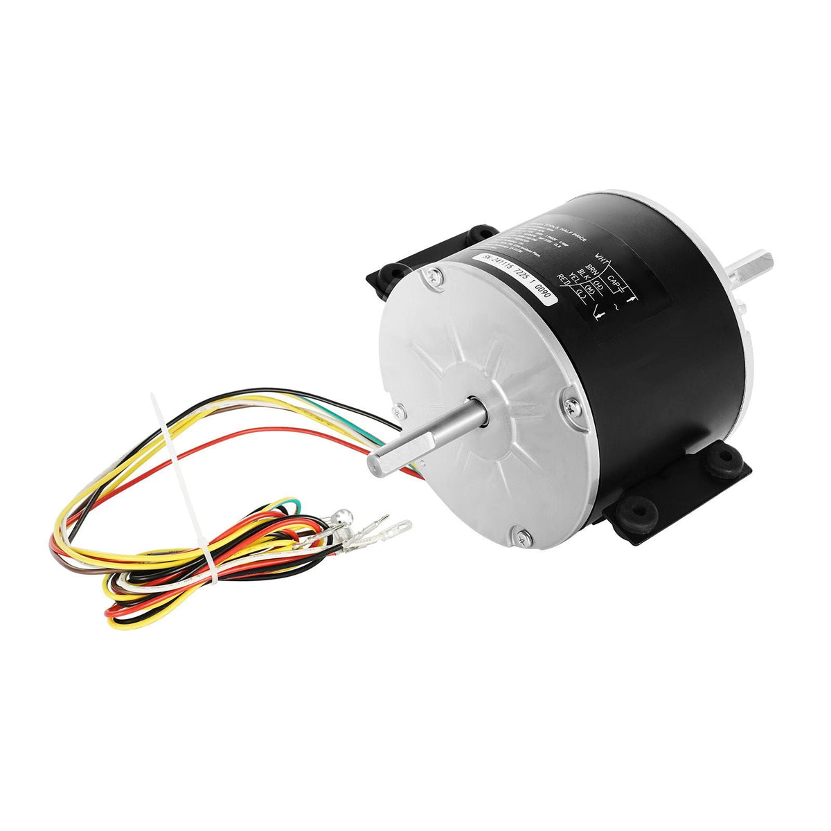 3315332.005 RV AC Fan Motor Replacement Genteq F48AF70A61, Dometic Brisk Air II Fan Motor, Compatible with Dometic Brisk Air II B57915 B59516 B59146 B59186 - 1/4HP AC115V 3A 1650RPM (3 Speeds)