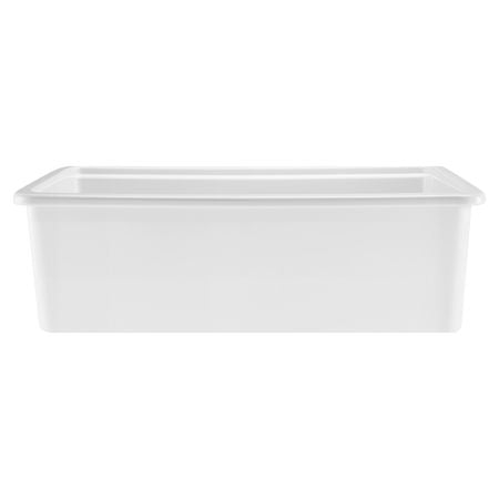 33x19 inch Farmhouse Sink, White Sink Workstation, Fireclay Topmount Undermount Basin, Drop-In Single Bowl Basin with Multiple Accessories, Large Capacity Household Dishwasher Sinks for Kitchen