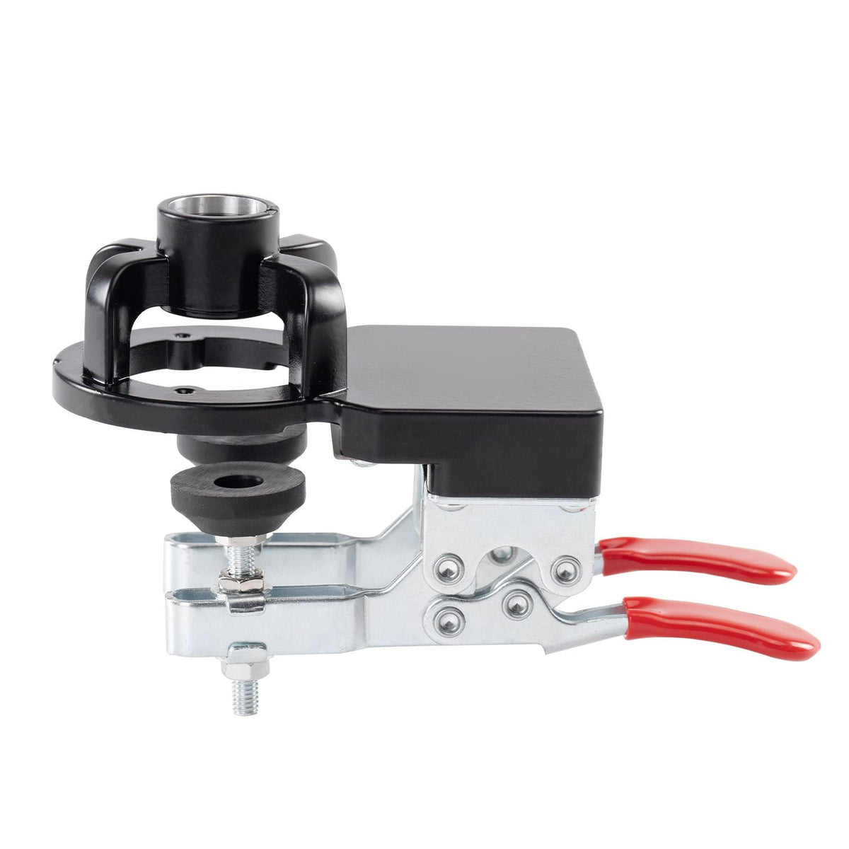 35 mm Concealed Door Hinge Jig, Aluminum Alloy Cabinet Hinge Jig, Accurate Locking Dual Clamp Fixation Hinge Drill Jig with Accessories, Woodworking Tool for Doors Cabinets Hinges Mounting