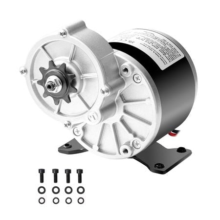 350W Electric Powerful DC Motor, 24V 3000rpm Go Kart Electric Brushed Motor, Electric Dirt Bike Motor Engine for E-Bike Motorcycle Scooter DIY