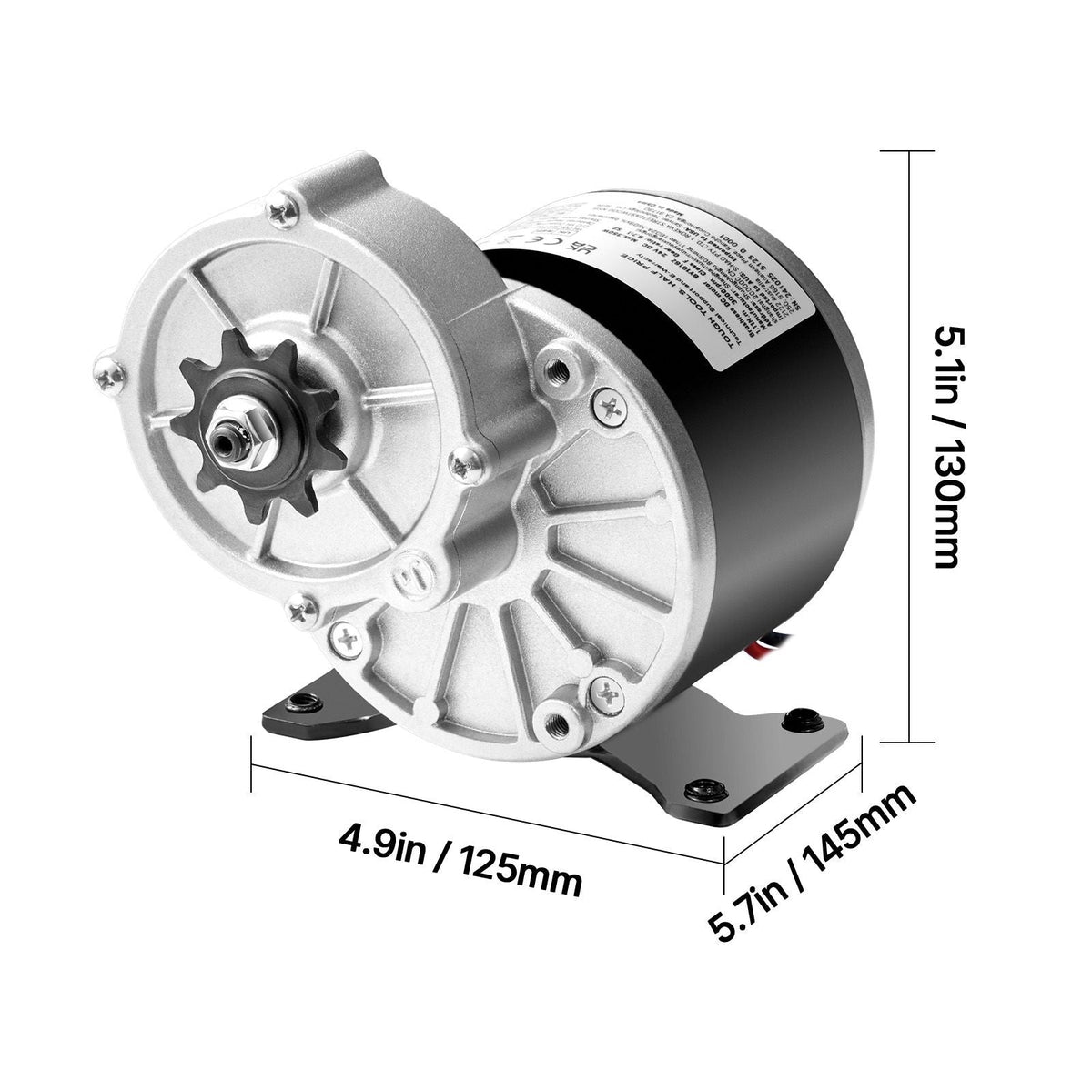 350W Electric Powerful DC Motor, 24V 3000rpm Go Kart Electric Brushed Motor, Electric Dirt Bike Motor Engine for E-Bike Motorcycle Scooter DIY
