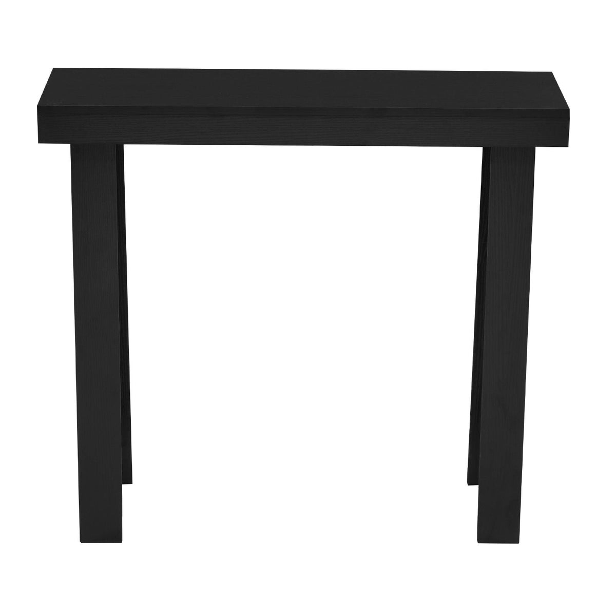 36 in Console Table, Modern Desk Behind the Couch, Wooden Rectangle Entrance Desk, Narrow Long Sofa Table Accent Stand, Ideal for Hallway, Bedroom, Living Room, Foyer, Easy Assembly, Black