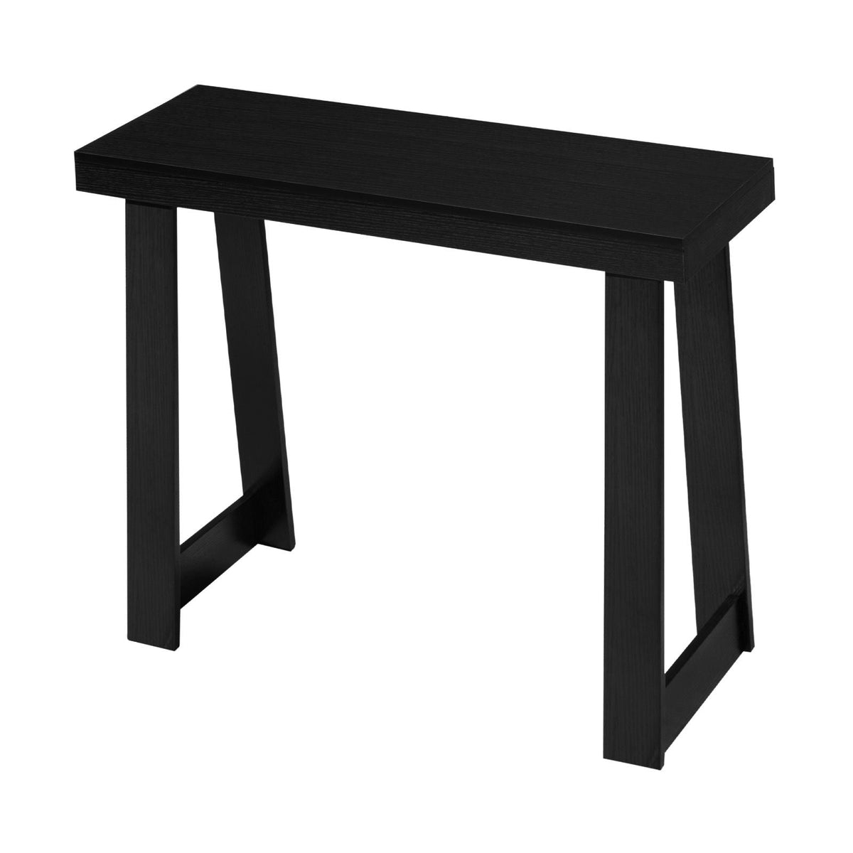 36 in Console Table, Modern Desk Behind the Couch, Wooden Rectangle Entrance Desk, Narrow Long Sofa Table Accent Stand, Ideal for Hallway, Bedroom, Living Room, Foyer, Easy Assembly, Black