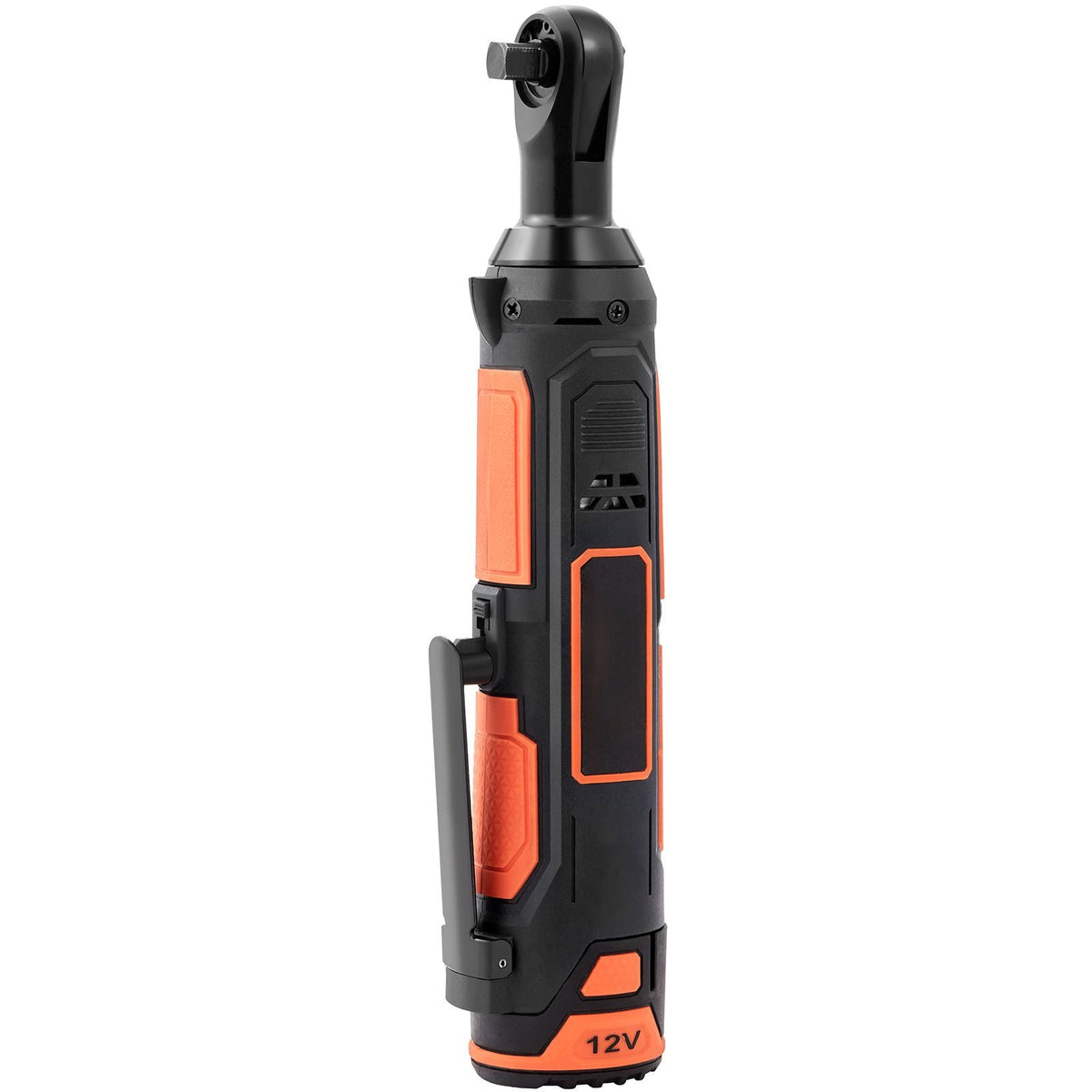 3/8" Cordless Electric Ratchet Wrench Set, 12V 33 Ft-lbs Power Ratchet Tool Kit, 45-Min Fast Charge, 2-Pack 2.0Ah Battery, Built-in LED Light, Variable Speed Trigger, 10 Sockets