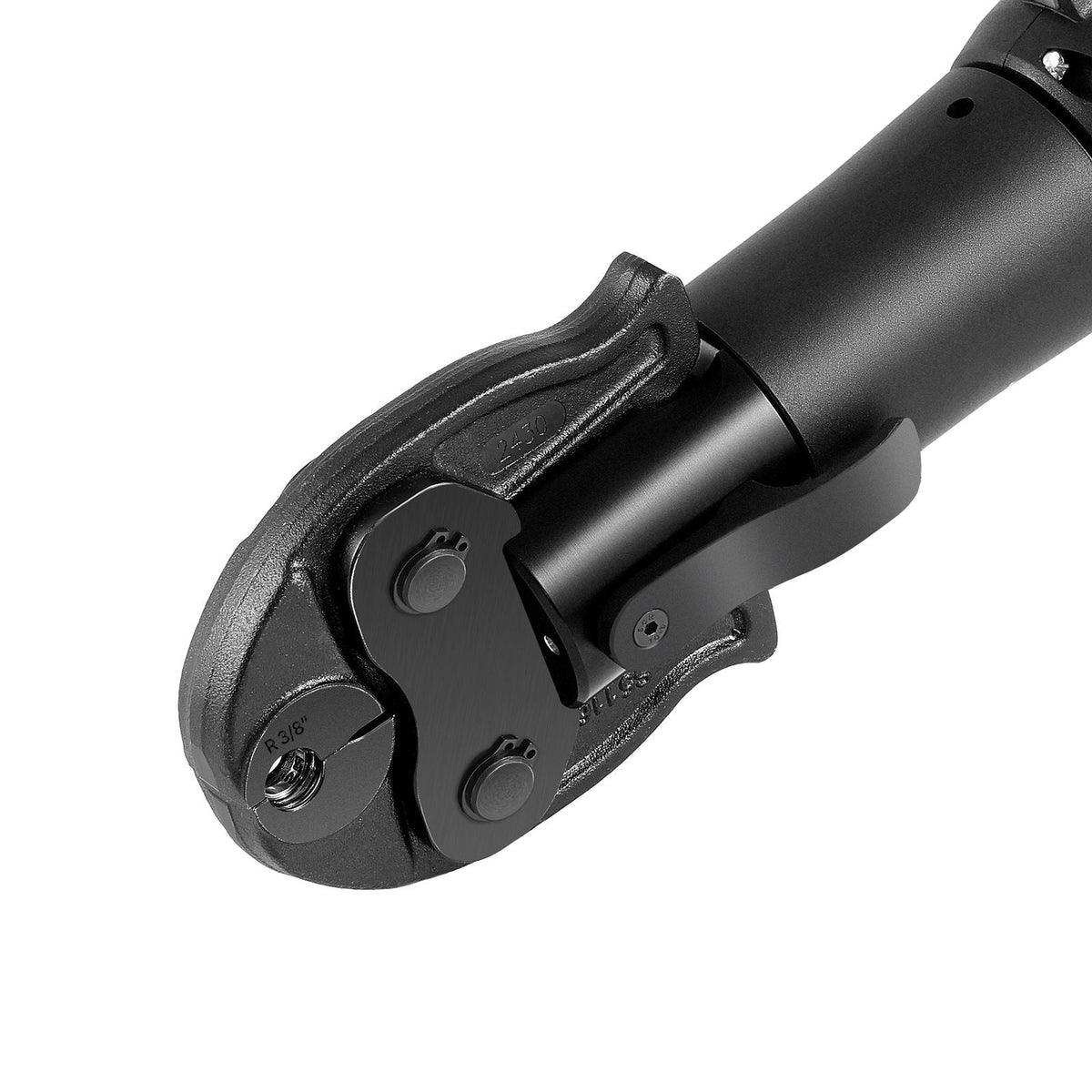3/8" Press Jaw for Compact Series Press Tools, 52 HRC Hardened Steel Pressing Jaw for High Pressure HVAC/R Applications - Compatible with 24KN Press Tools for RLS Copper Pipes Connections